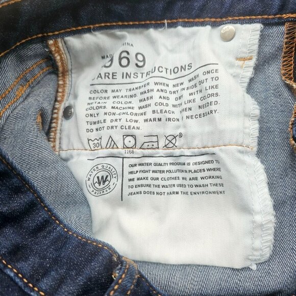 Always Skinny Gap 1969 Jeans Discontinued Dark Wash Denim Low Rise Womens 27r - Picture 7 of 7